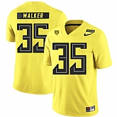 Oregon Ducks 35 Joe Walker Yellow Nike College Football Jersey Dzhi,baseball caps,new era cap wholesale,wholesale hats